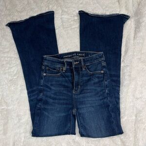 American Eagle Slit Side Flare Jeans sz.00